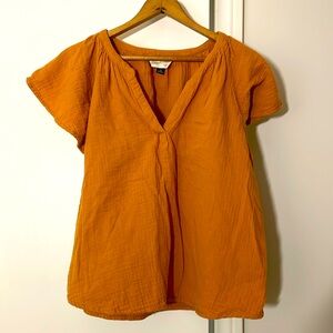 Universal Thread orange, sleeveless blouse, size M